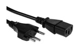 F.power Netzkabel C13-T12 3.0m sw
