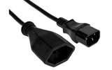 F.power Netzkabel-Verl. C14-T13 0.3m sw
