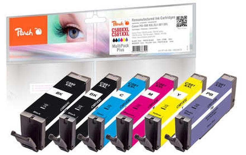 Peach Tinte Canon PG/CLI-580/1XXL Multi6