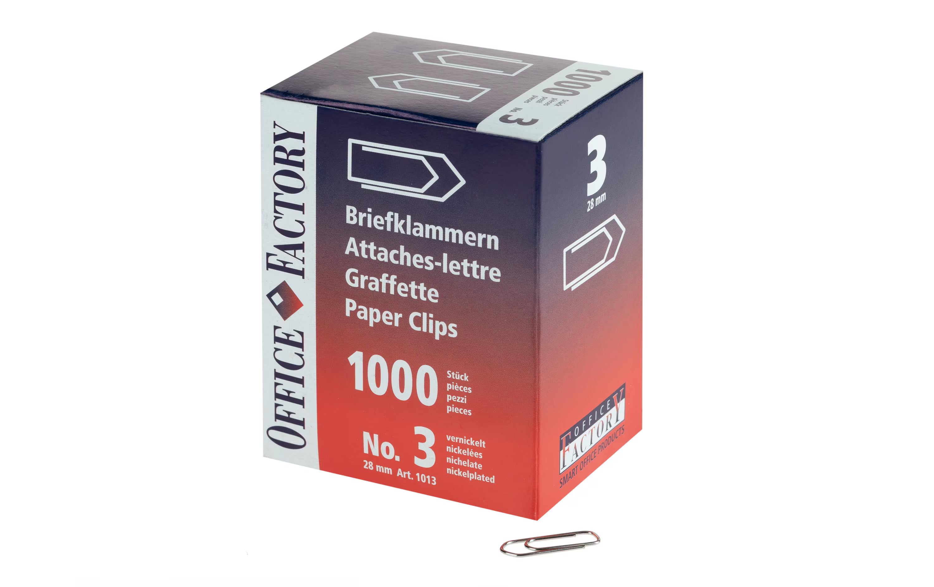 SMART OFFICE Büroklammern, 1000 Stk