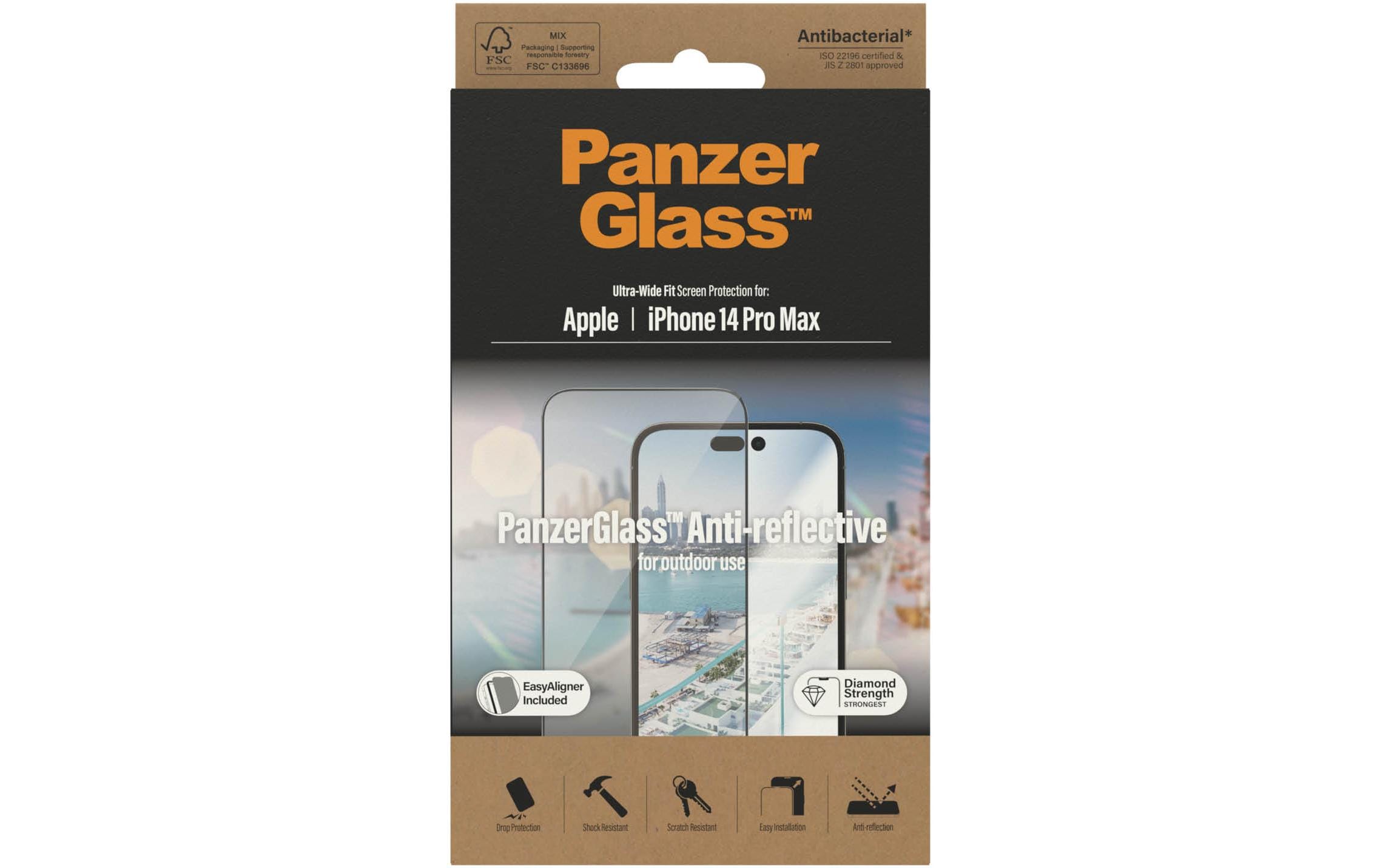 PANZERGLASS Clear Glass, UWF, AR