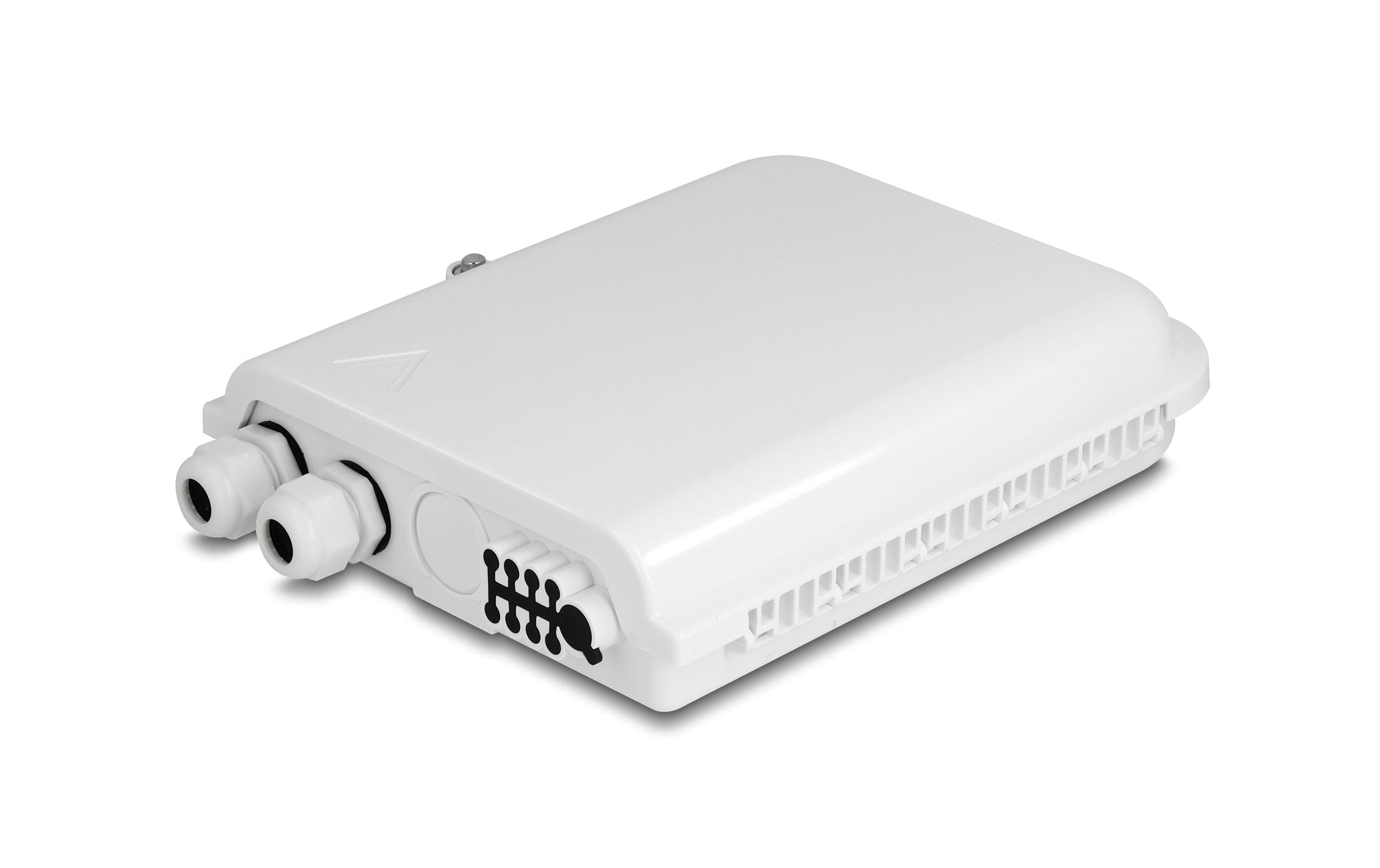 Delock LWL Verteilbox IP65 8Port weiss