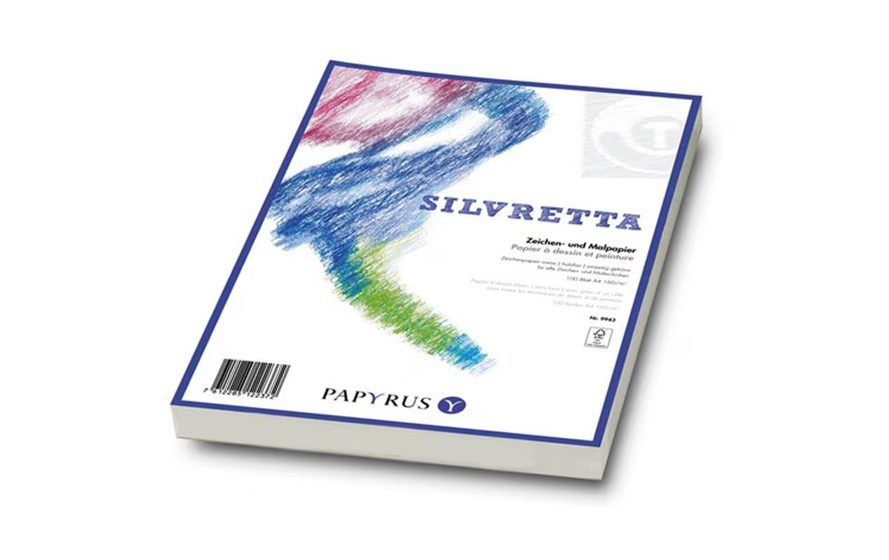Papyrus Zeichenpapier Silvretta