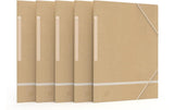 Oxford Gummibandmappe beige