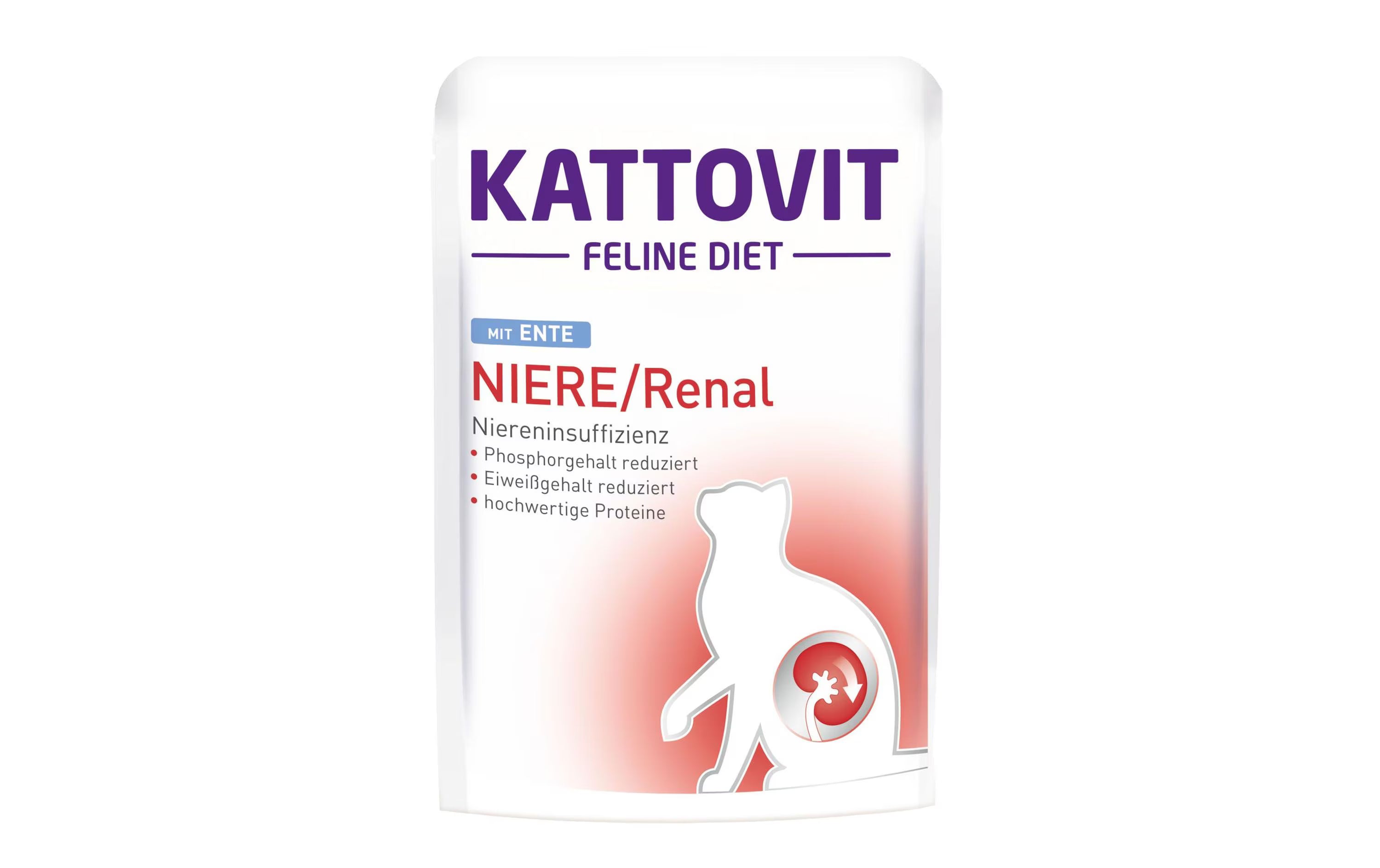 Kattovit Nassfutter Niere/Renal Ente,