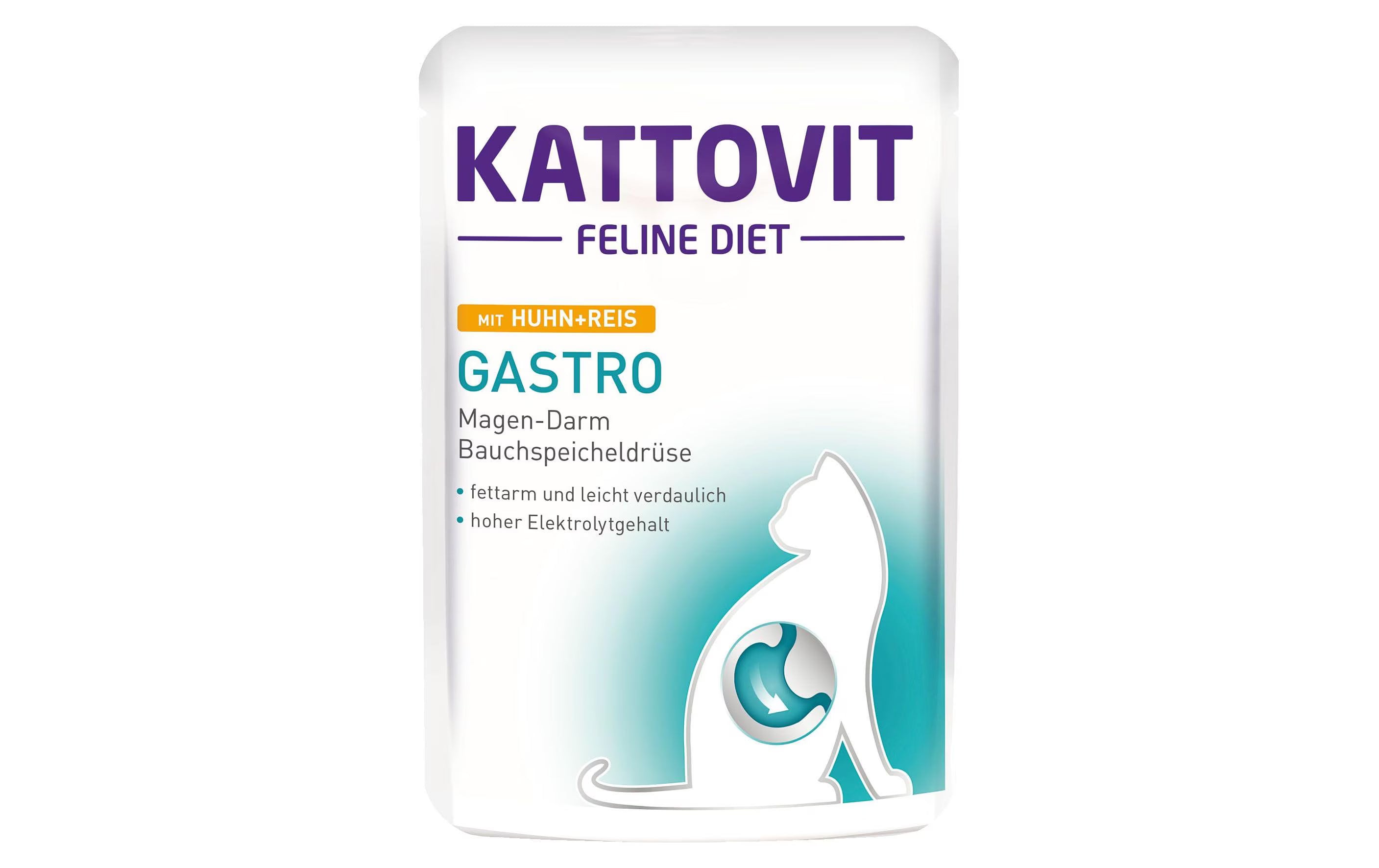 Kattovit Nassfutter Gastro Huhn und Reis,