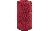 Creativ Company Macramé Kordel Rot