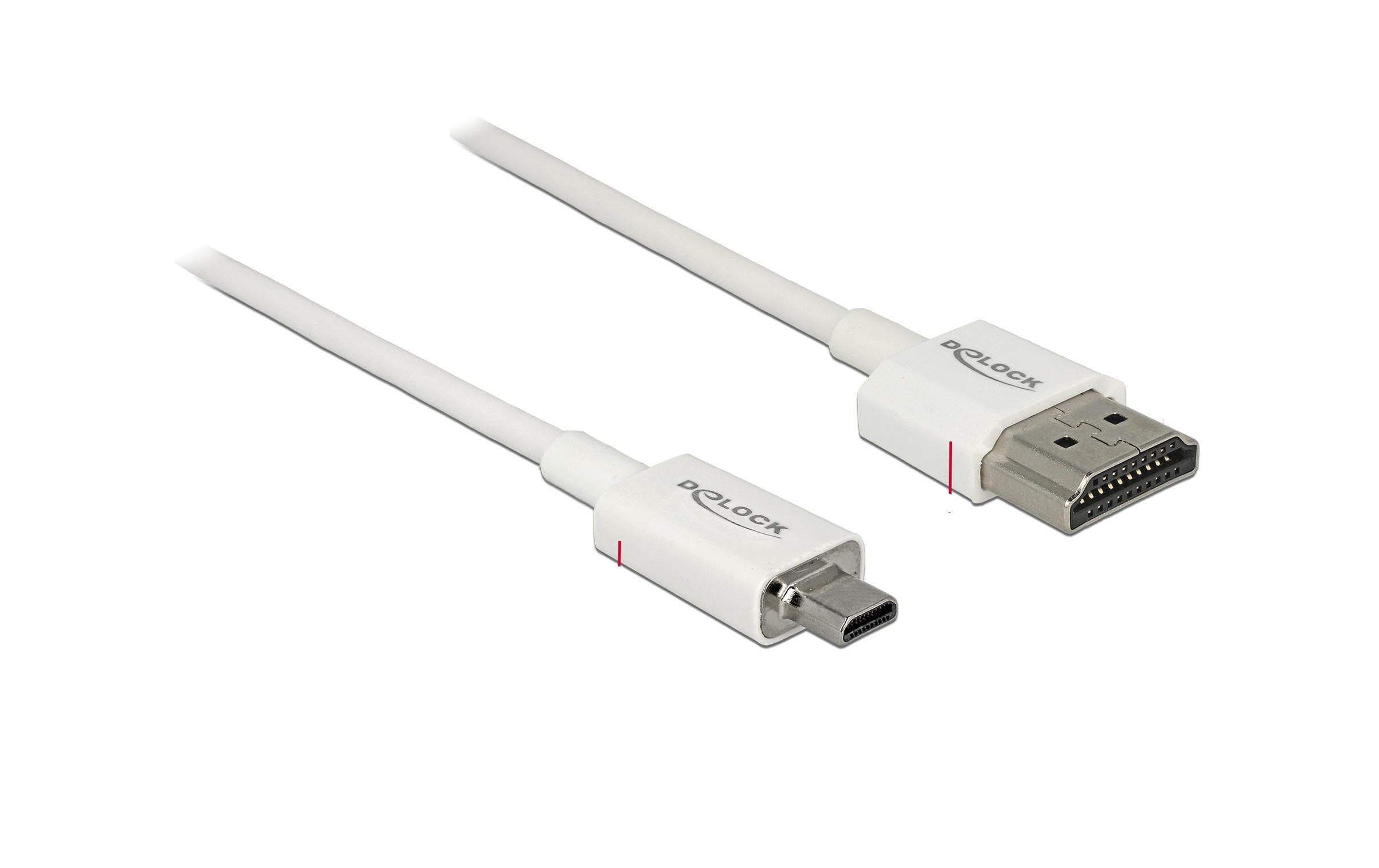 Delock, Kabel 4K 60Hz HDMI - Micro-HDMI (HD