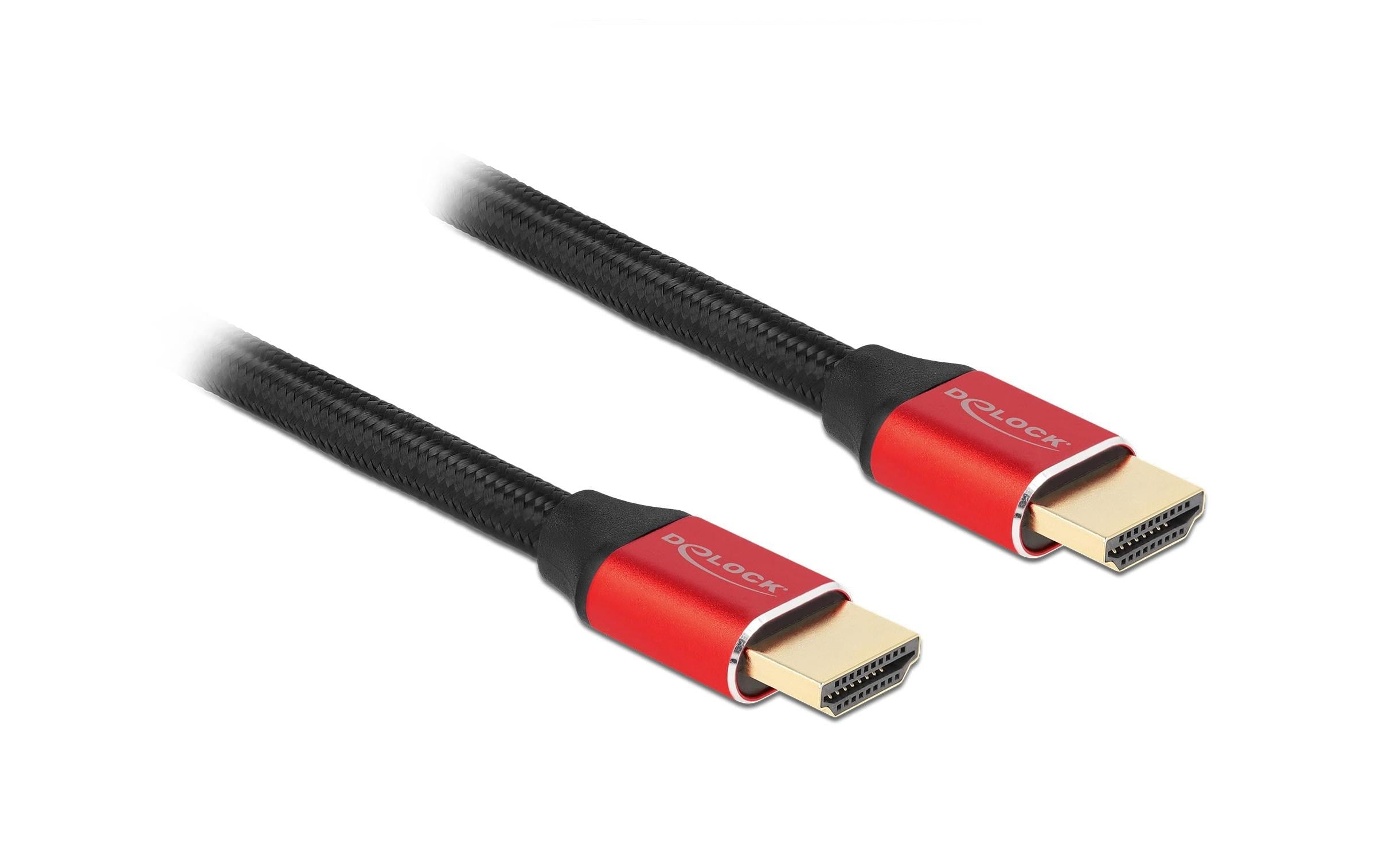 Delock, Kabel 8K 60Hz HDMI - HDMI, 0.5 m, R