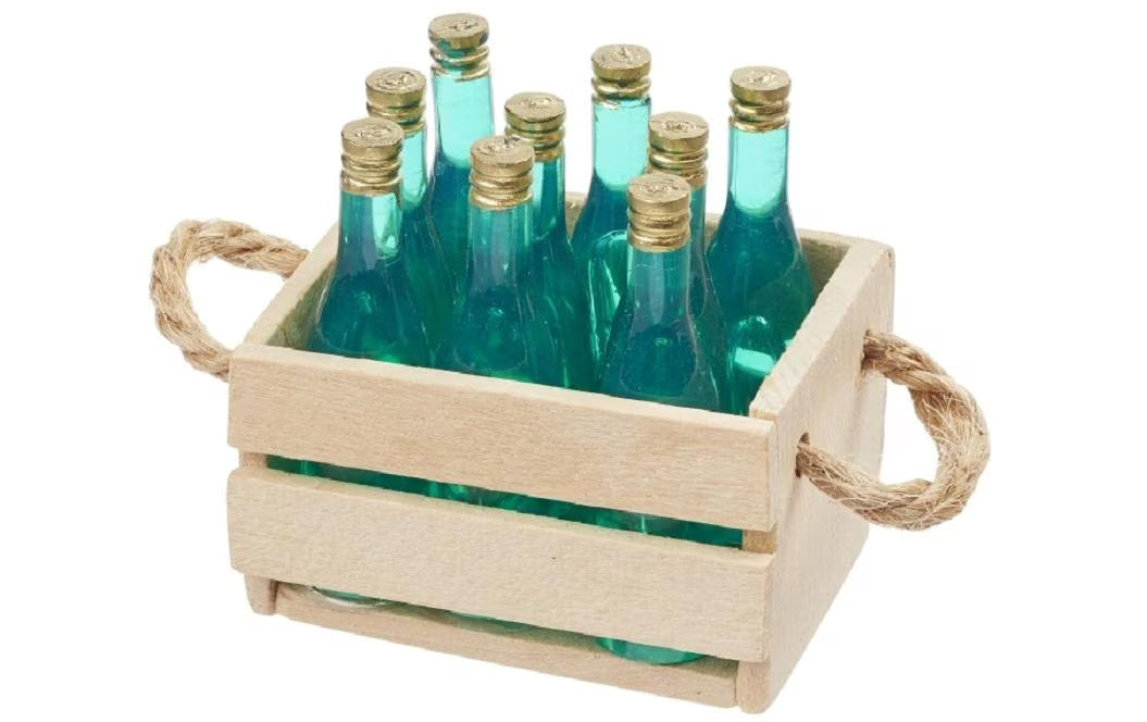 Hobbyfun Mini-Utensilien Weinkiste