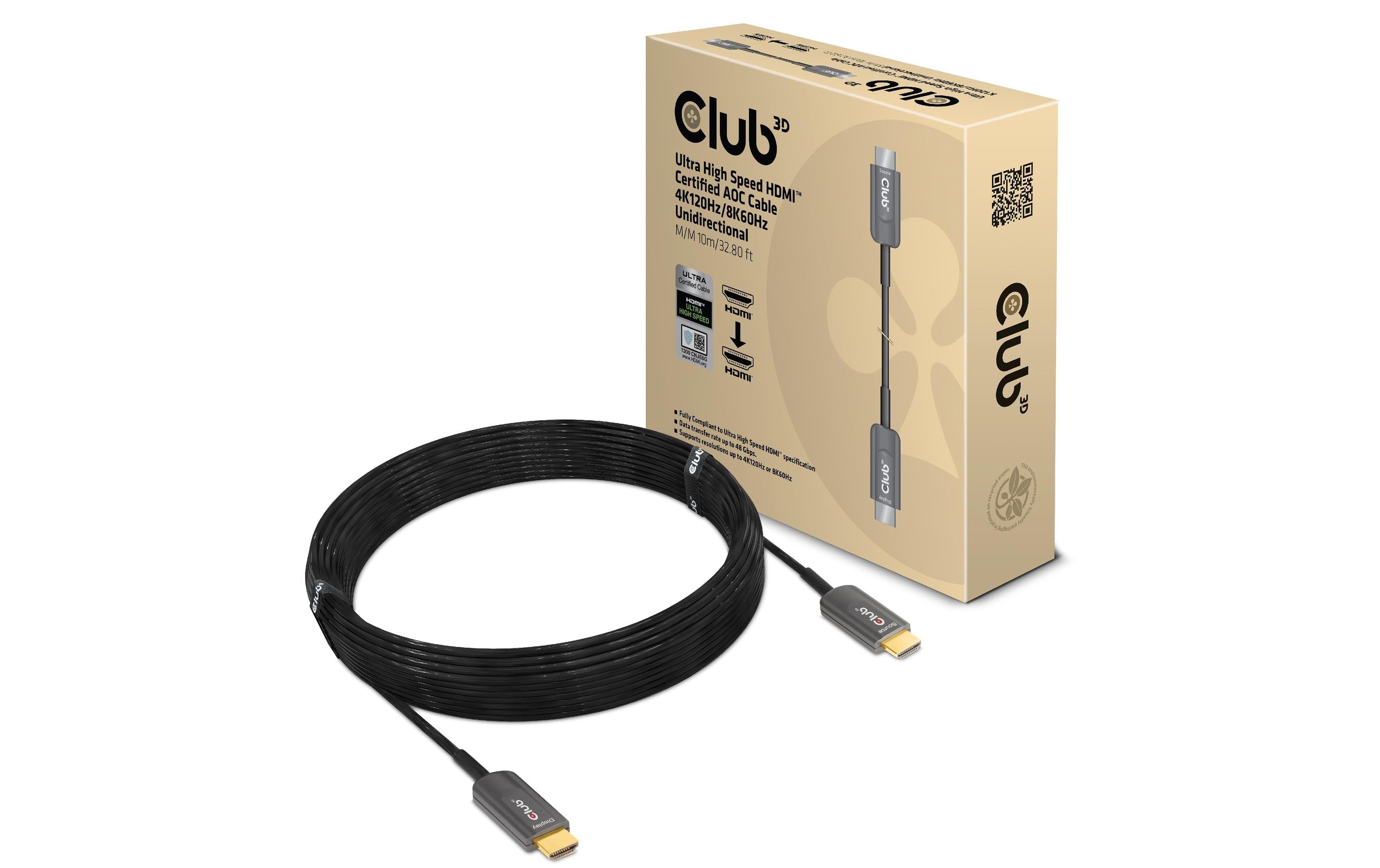 Club 3D Optisches Kabel CAC-1376 4K120Hz/8K