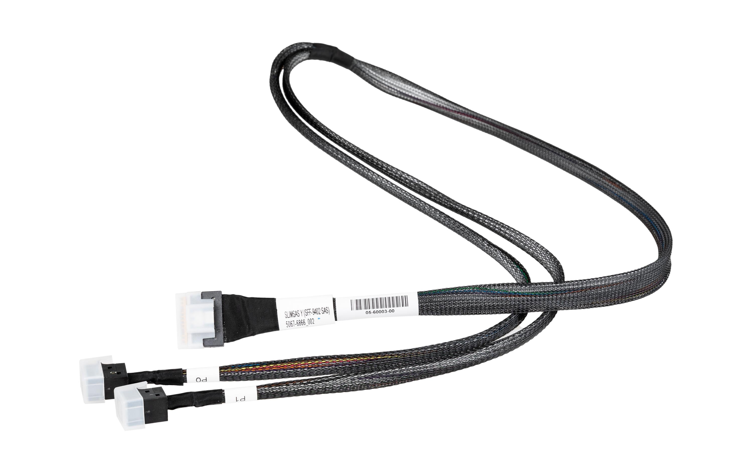 Broadcom SAS Kabel: SFF-8654 -2xSFF-8643