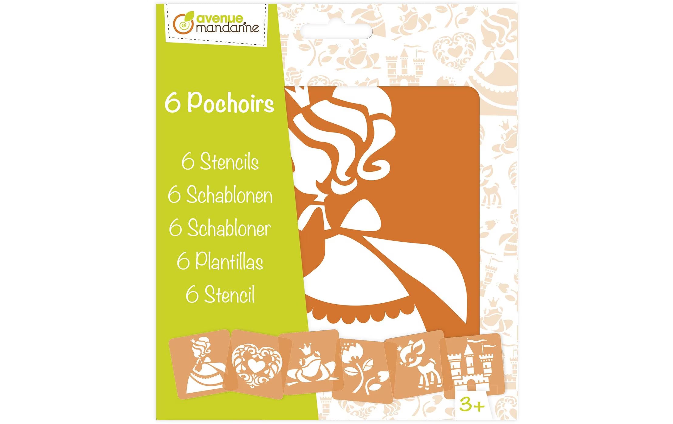 Avenue Mandarine Schablonen Set Prinzessin