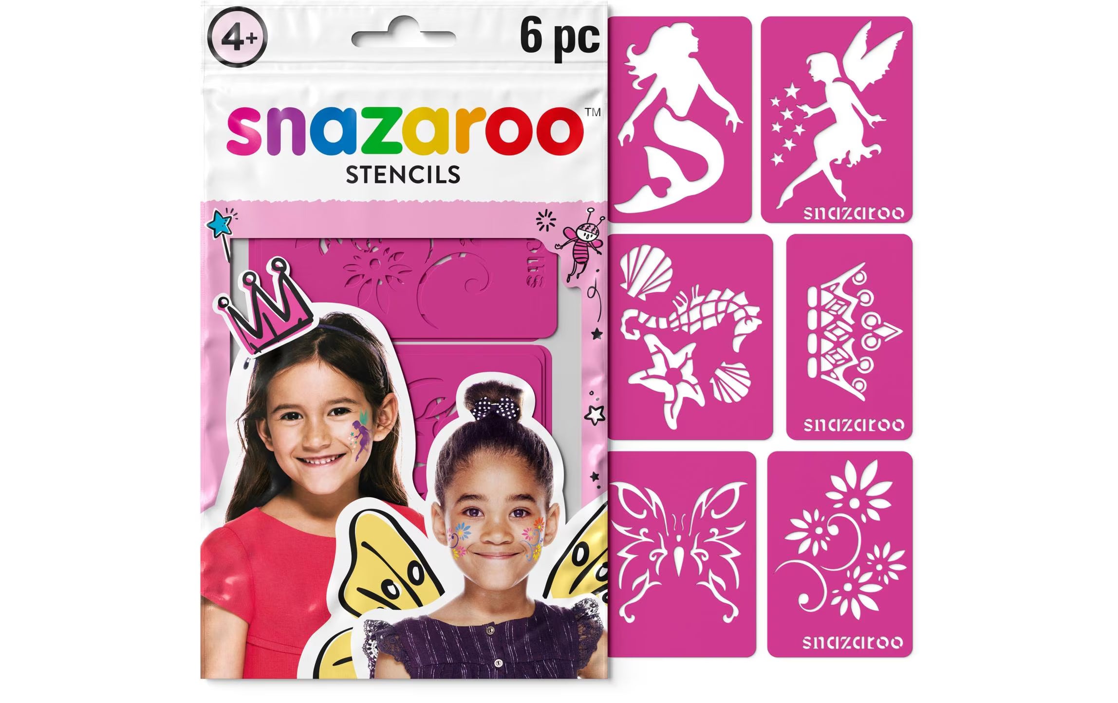 Snazaroo Schablonen Mädchen