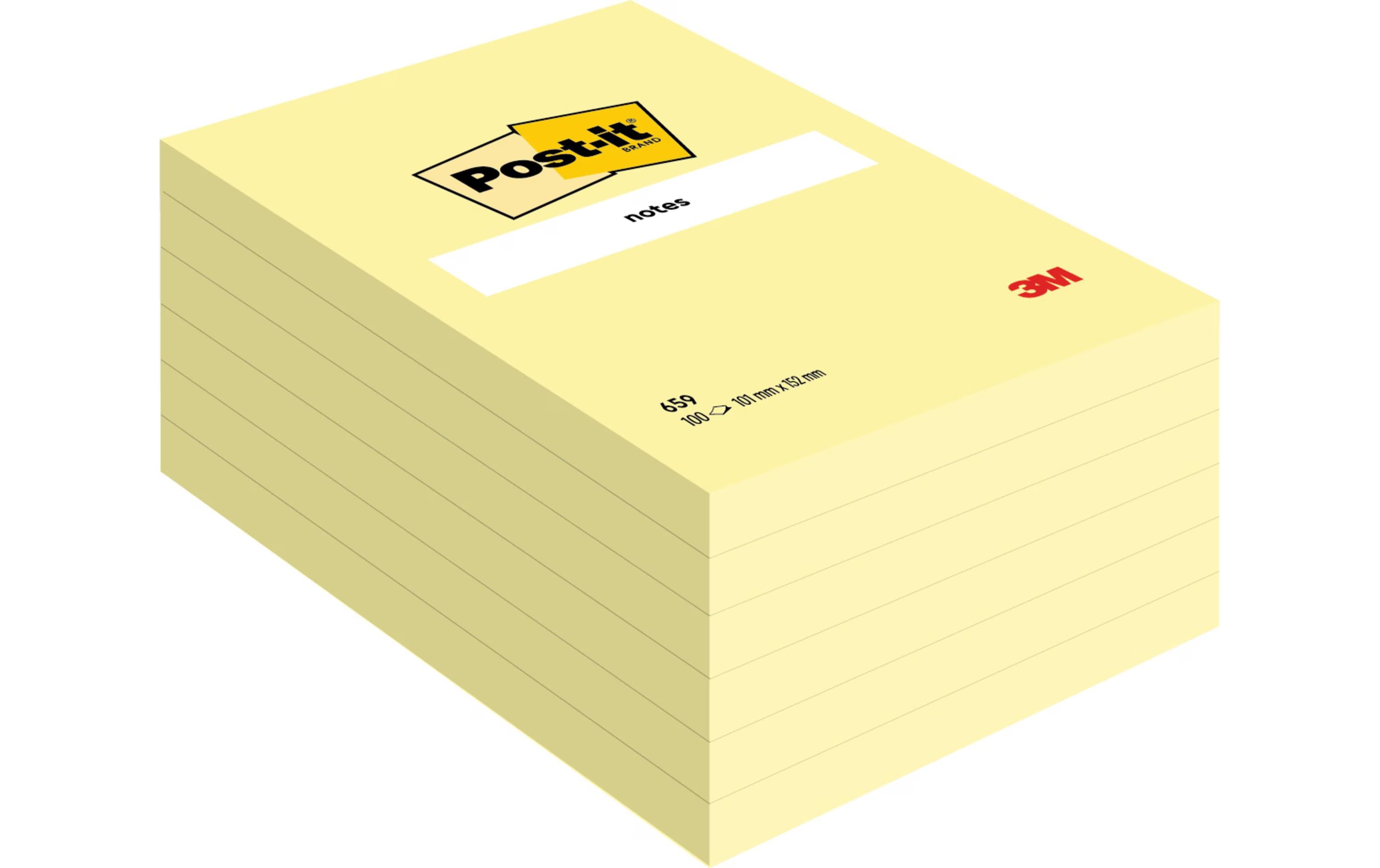 Post-it Haftnotizen Original Gelb,