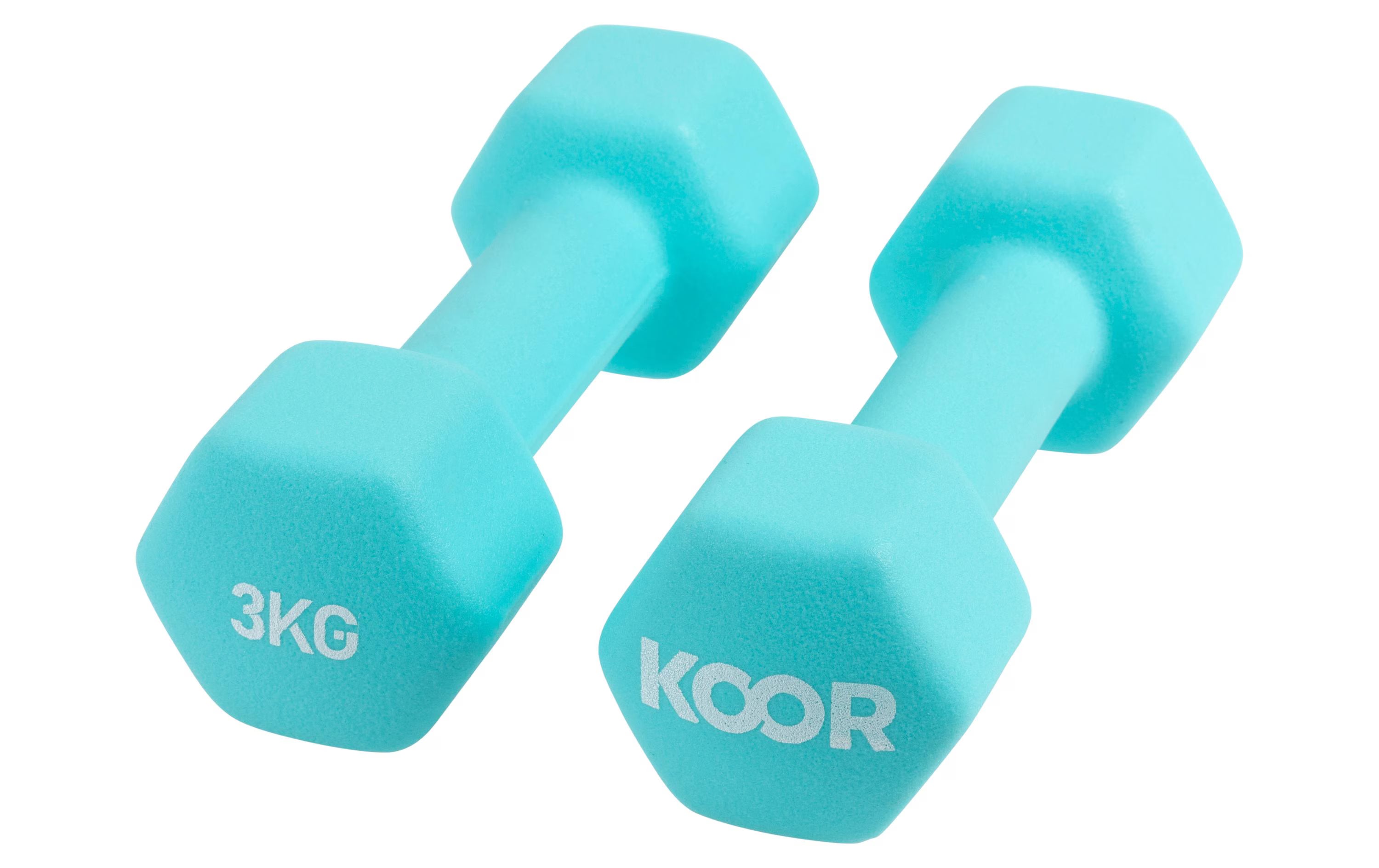 KOOR, Kurzhantel-Set 3 kg, Blau