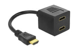 Delock Monitorsplitter HDMI zu 2x HDMI