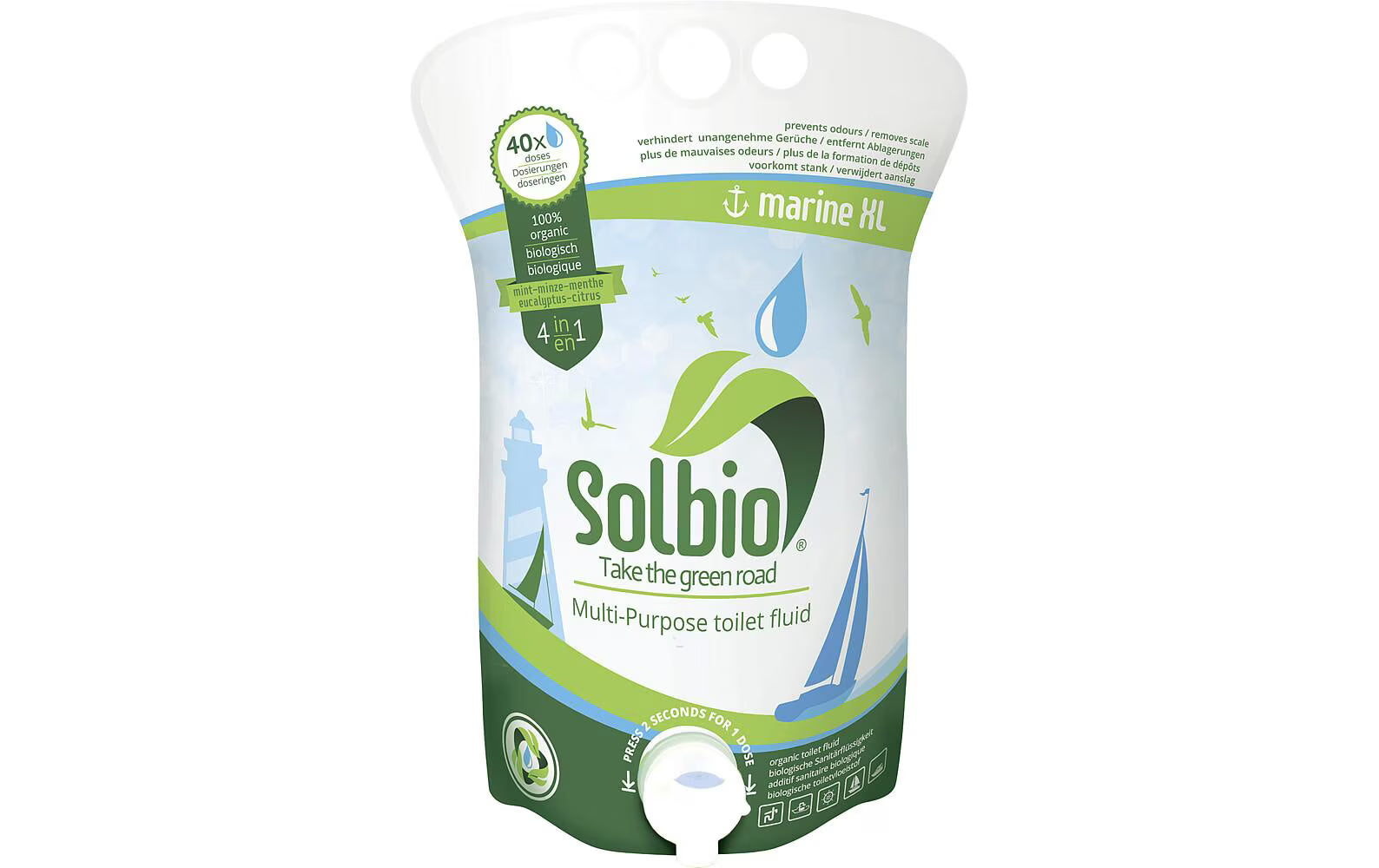 Toilettenflüssigkeit Marine XL, 1.6 Liter