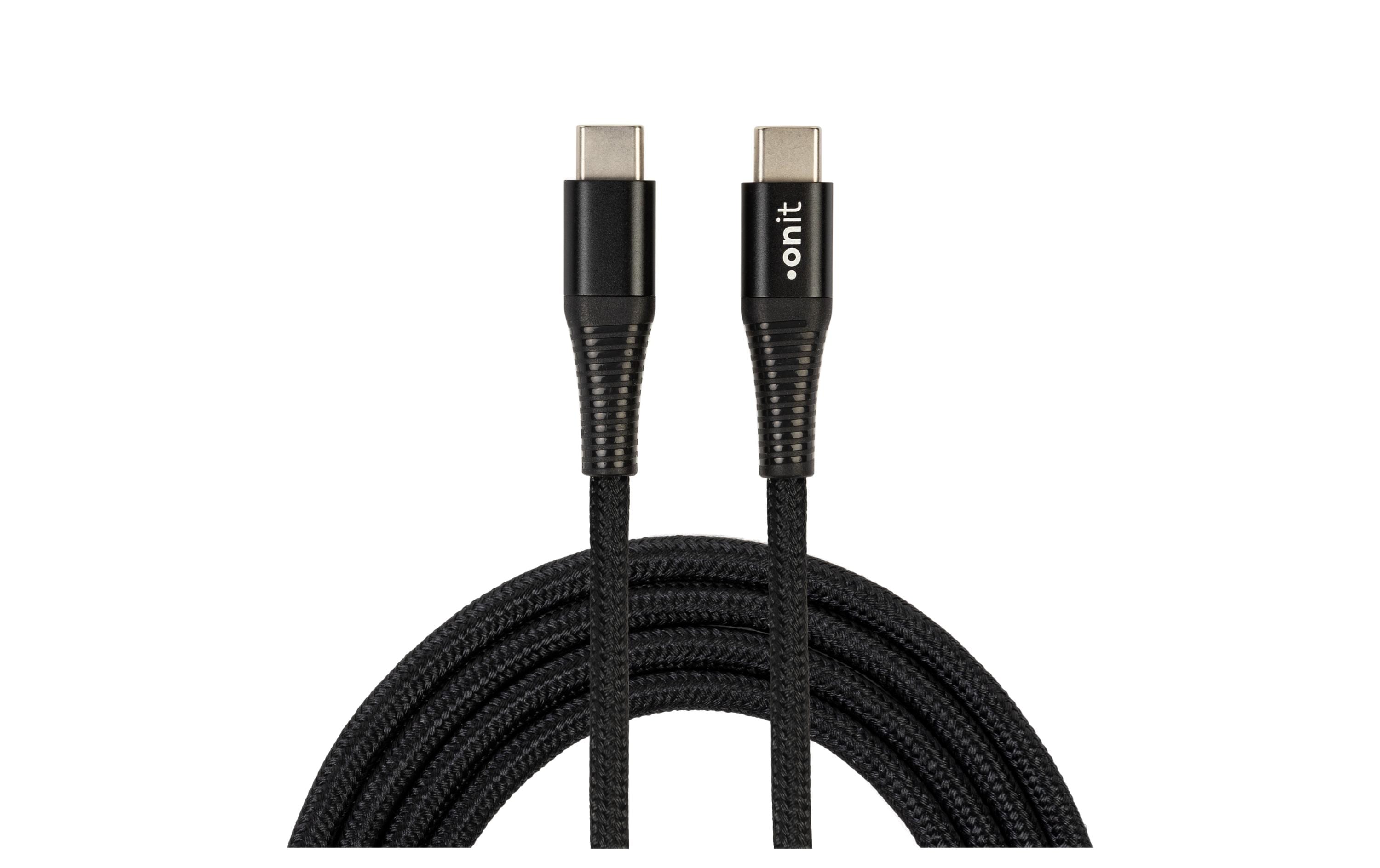 onit USB-Kabel C-C schwarz 1m