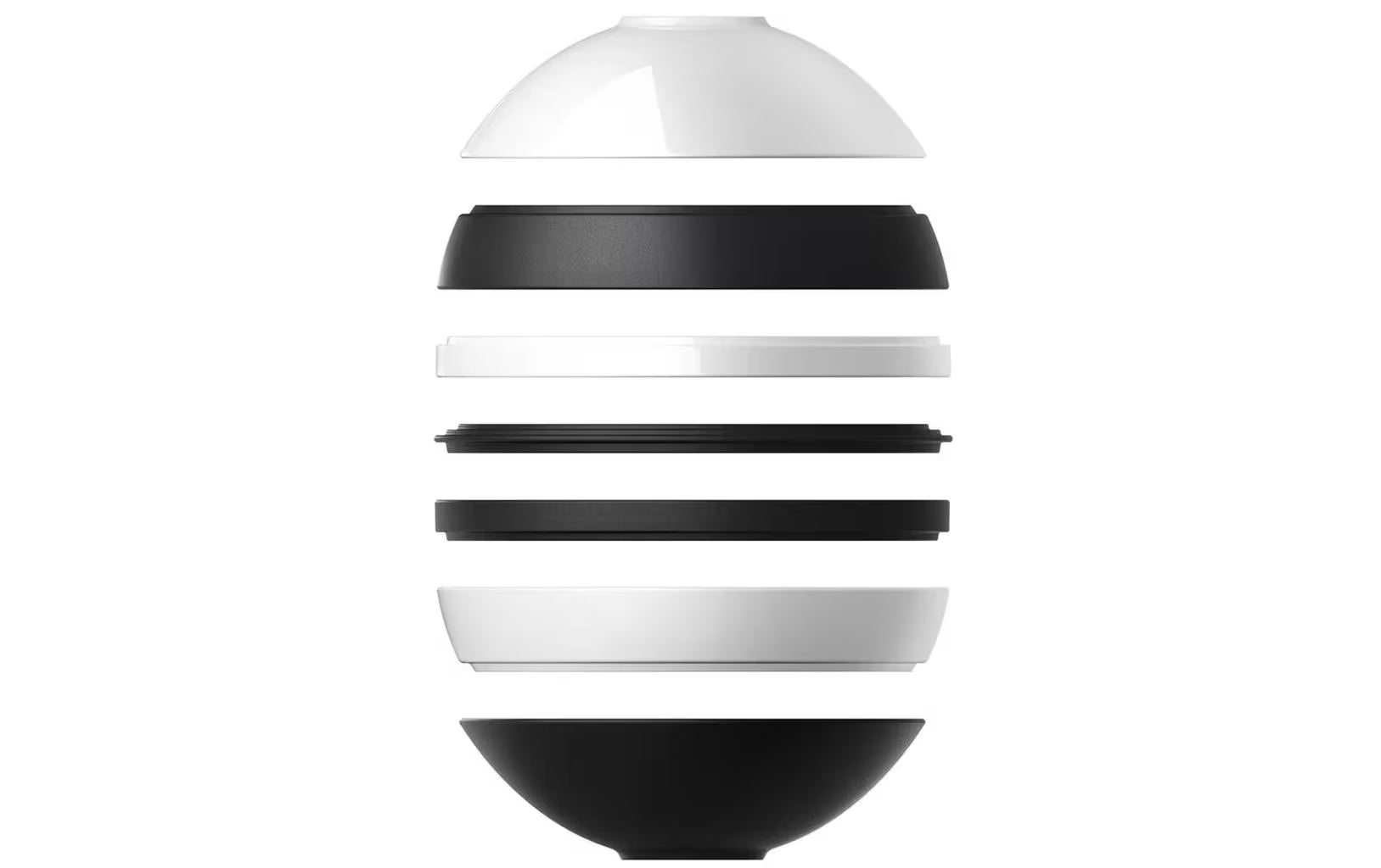 Villeroy & Boch Iconic boule black and whit