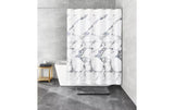 Kleine Wolke Duschvorhang Marble
