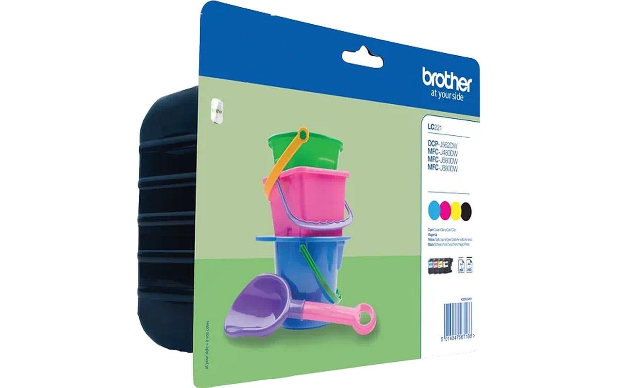 Brother Kombipack, 4 Patronen, LC221VALBP