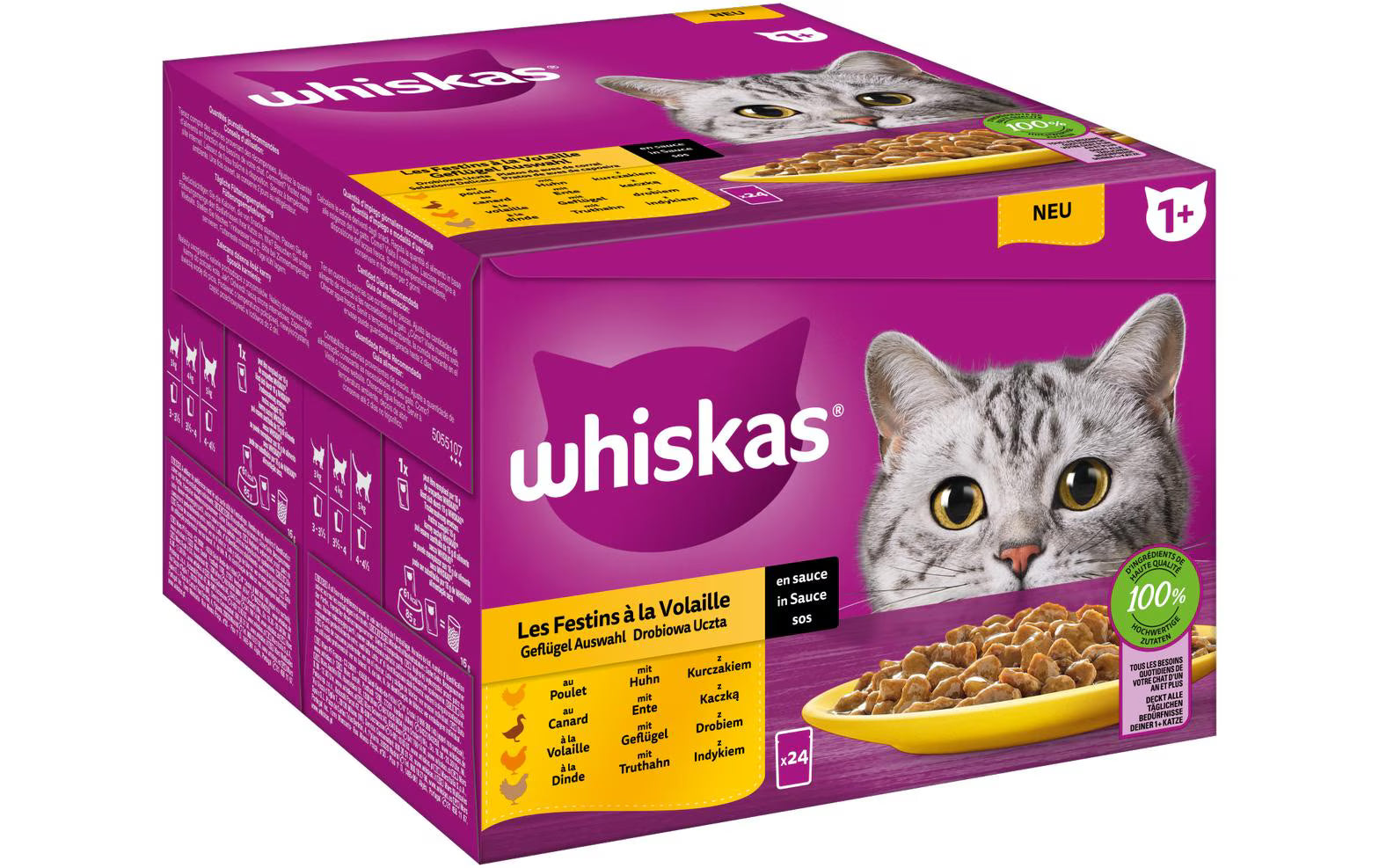 Whiskas Nassfutter Geflügel Auswahl in