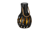 EGLO SOLAR Laterne schwarz/gold
