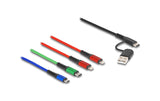 Delock USB Ladekabel 4 in 1 USB-A+C
