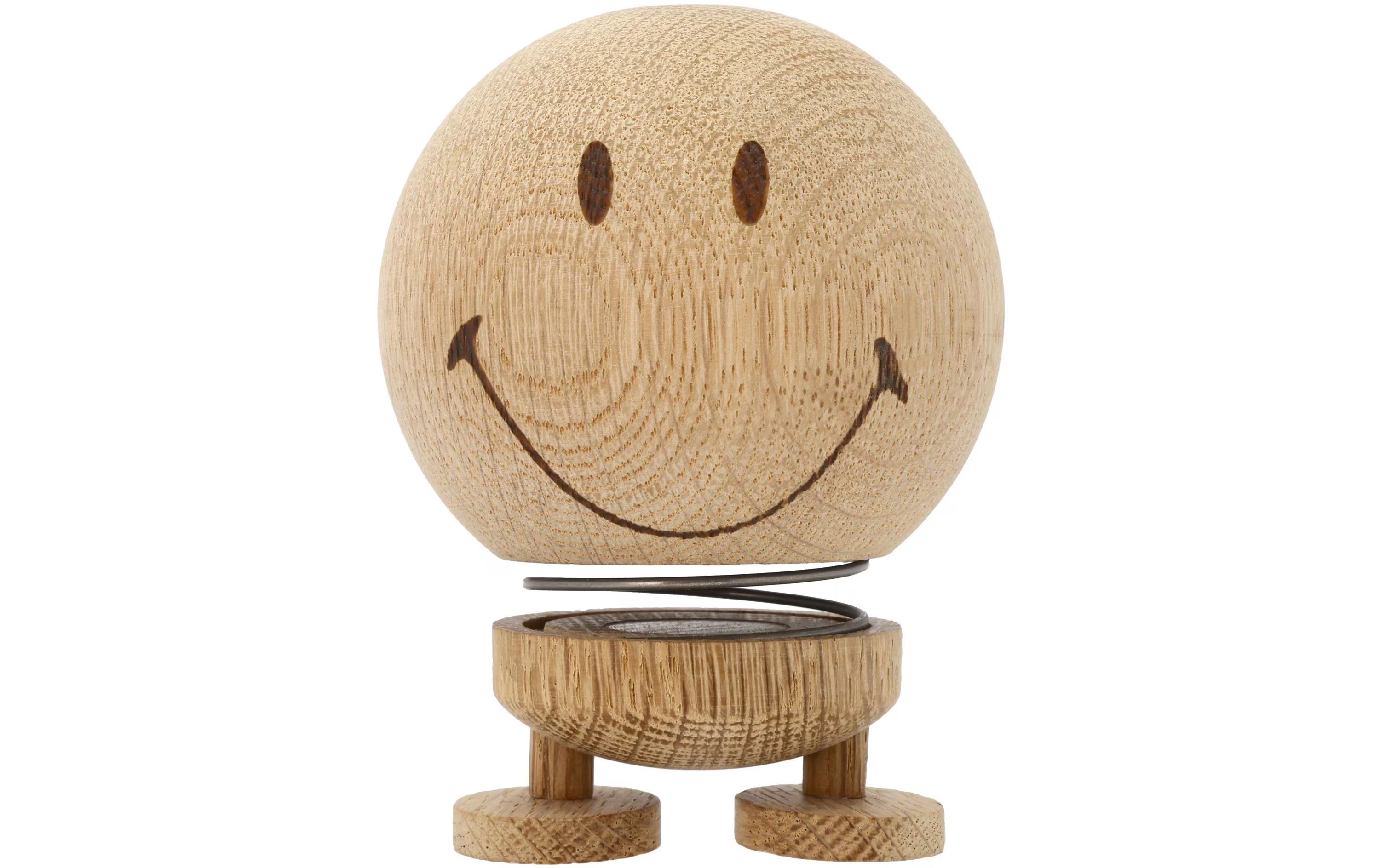 Hoptimist Aufsteller Smiley aus Eiche