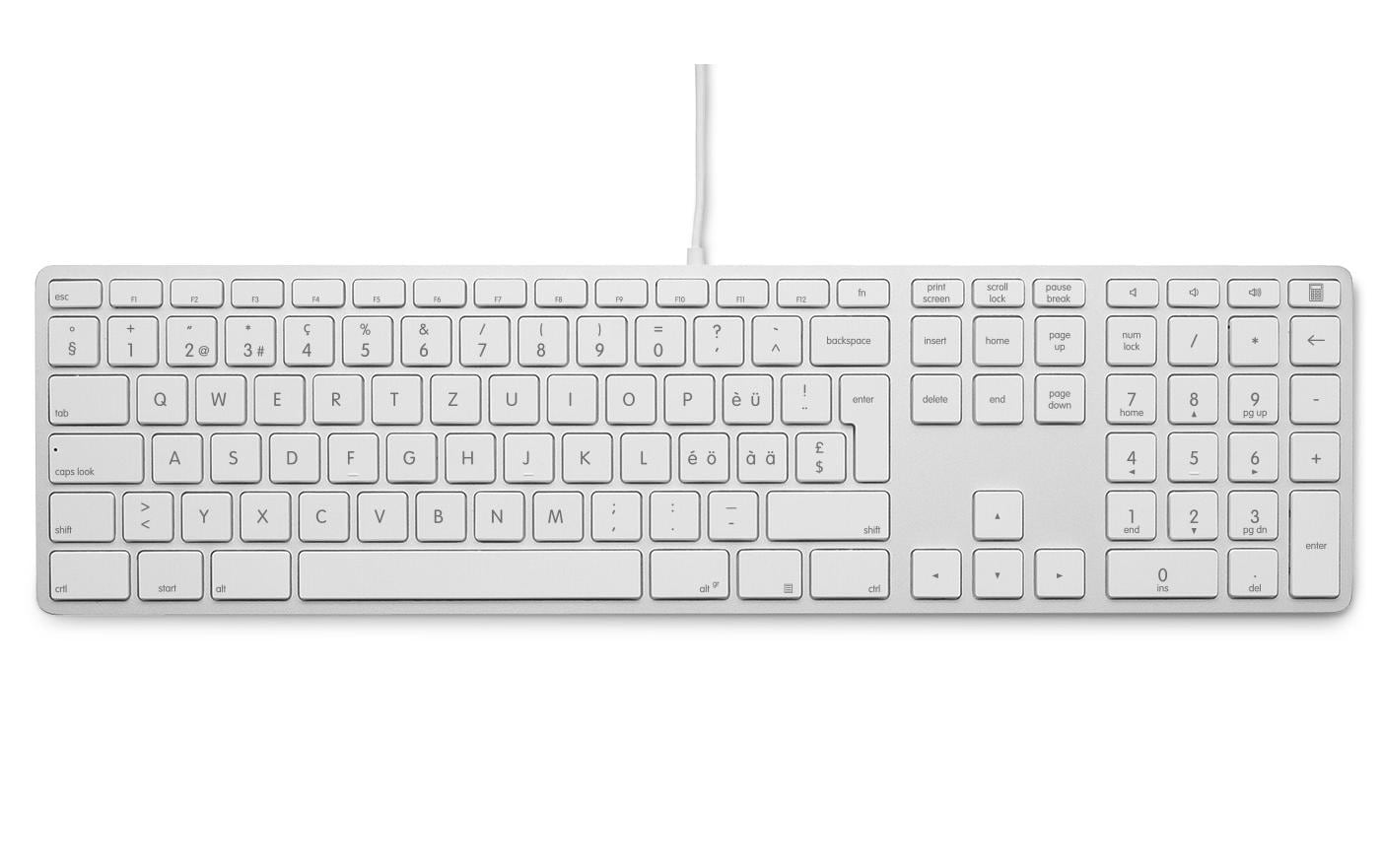 LMP USB Tastatur KB-3421, Win-OS