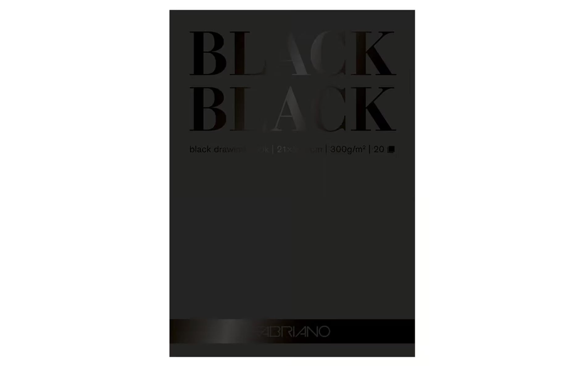 Fabriano Künstlerpapier Black Black A4