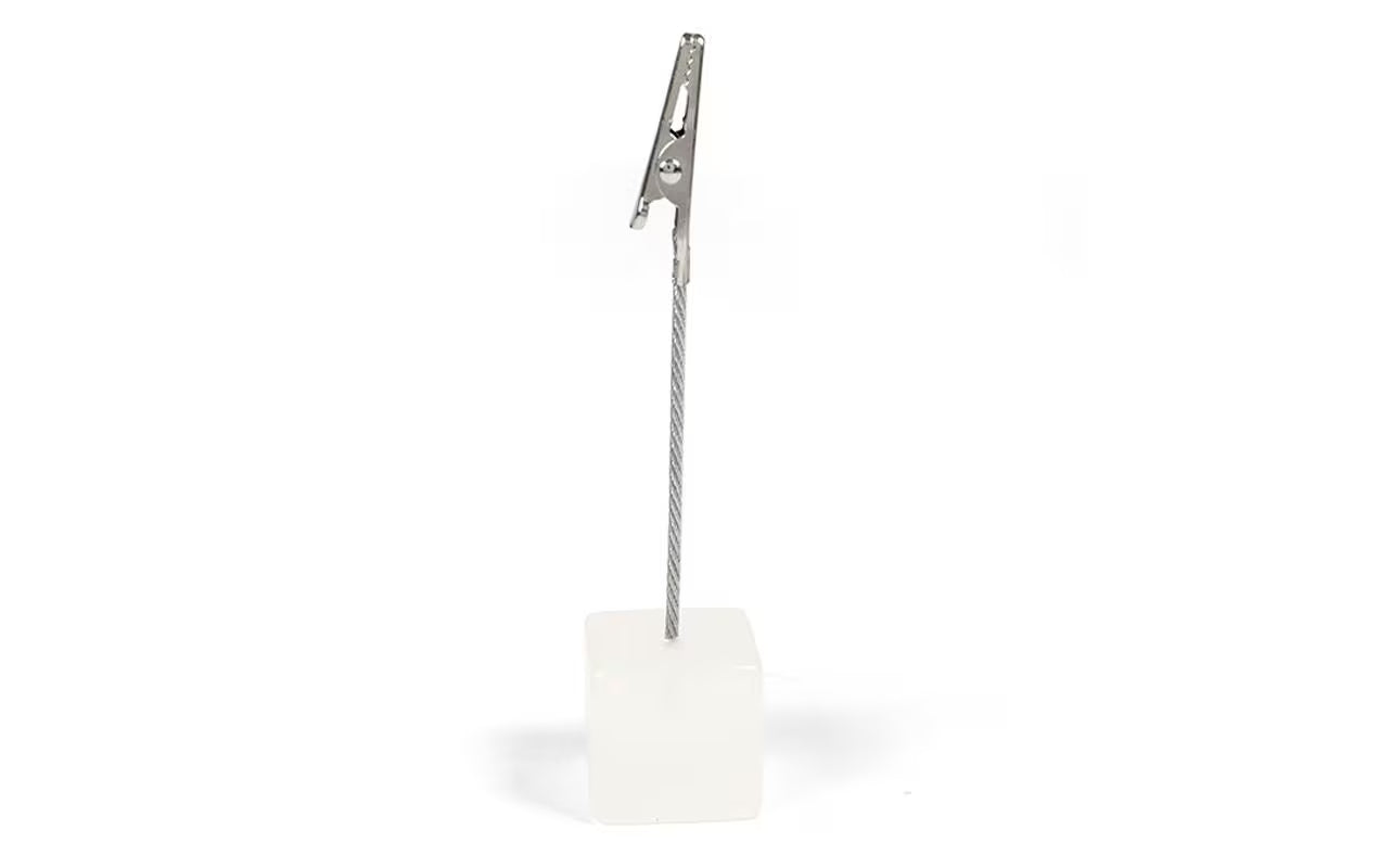 Trendform Würfelclip CUBE weiss matt