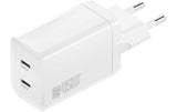 4SMARTS PDPlug Dual 45W GaN, Weiss