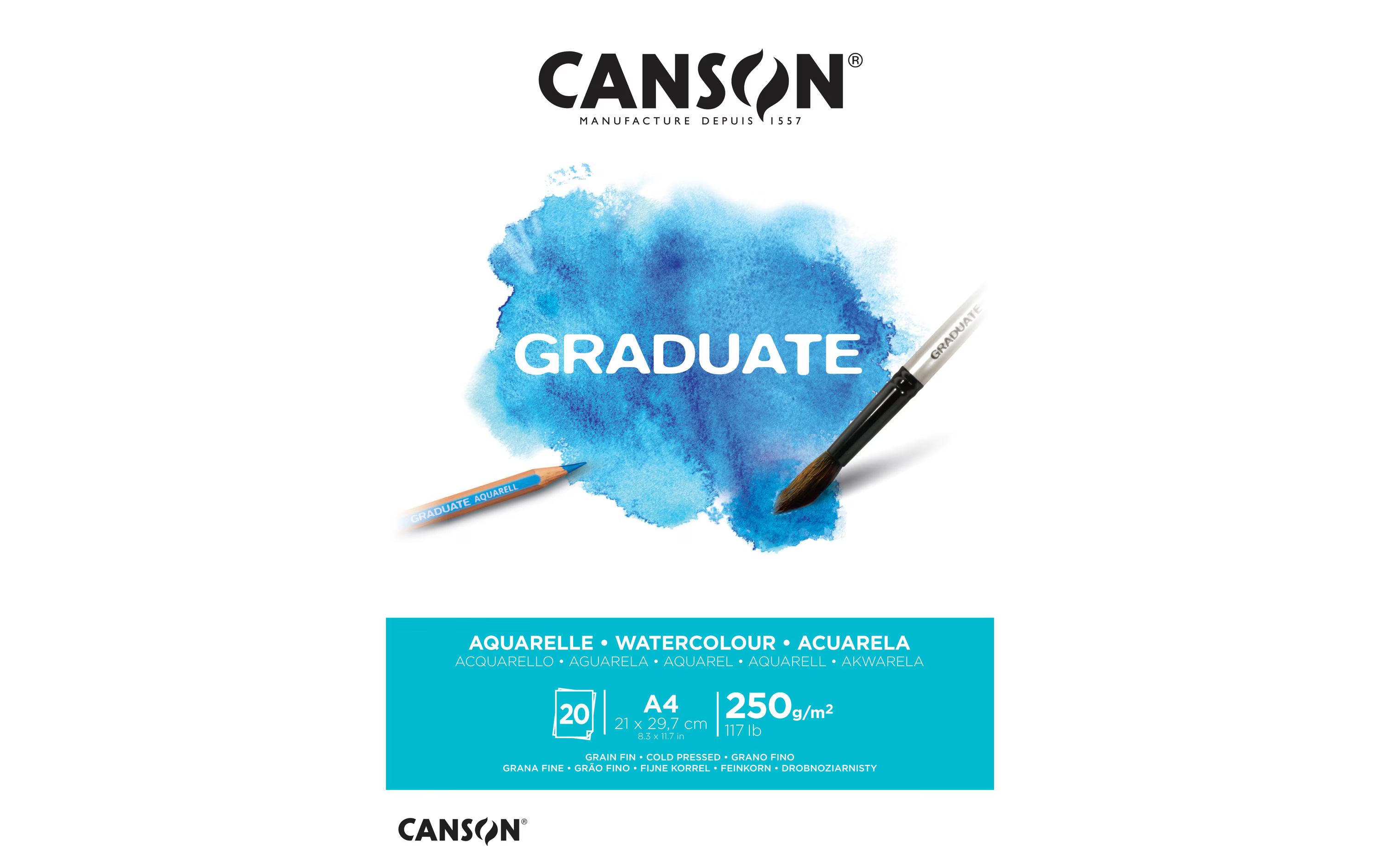 Canson Block Graduate Aquarell A4