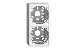 Feller EDIZIOdue Sockel I+I 54mm, AP, weiss