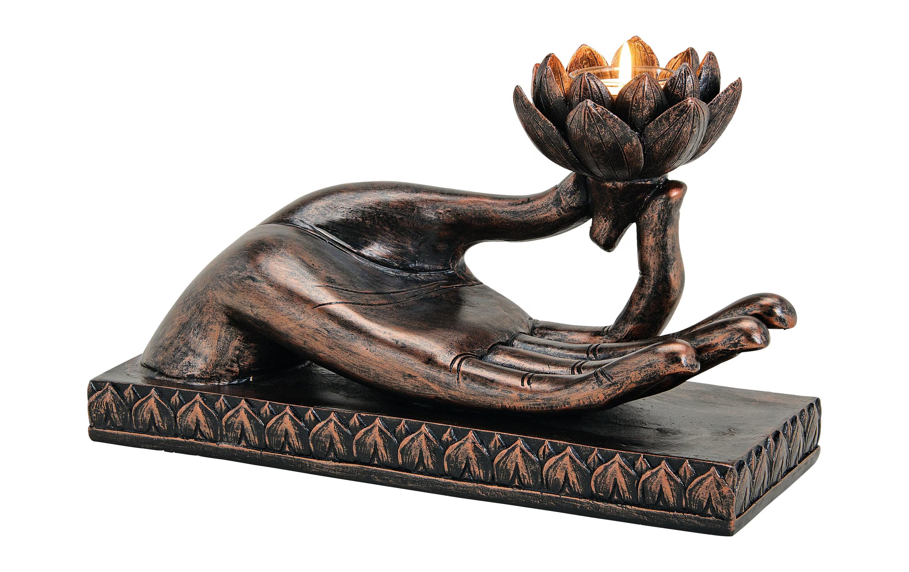 G. Wurm Aufsteller Buddha Hand