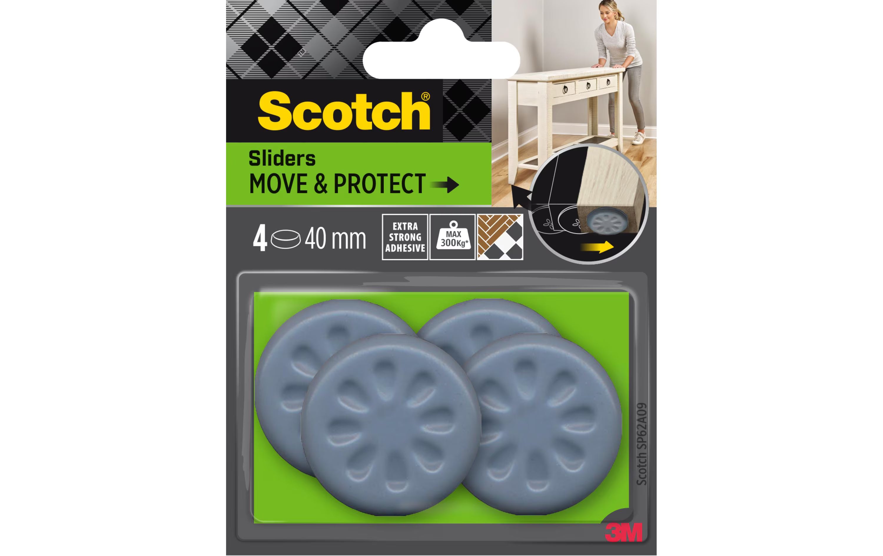 Move & Protect Möbelgleiter Ø 40mm