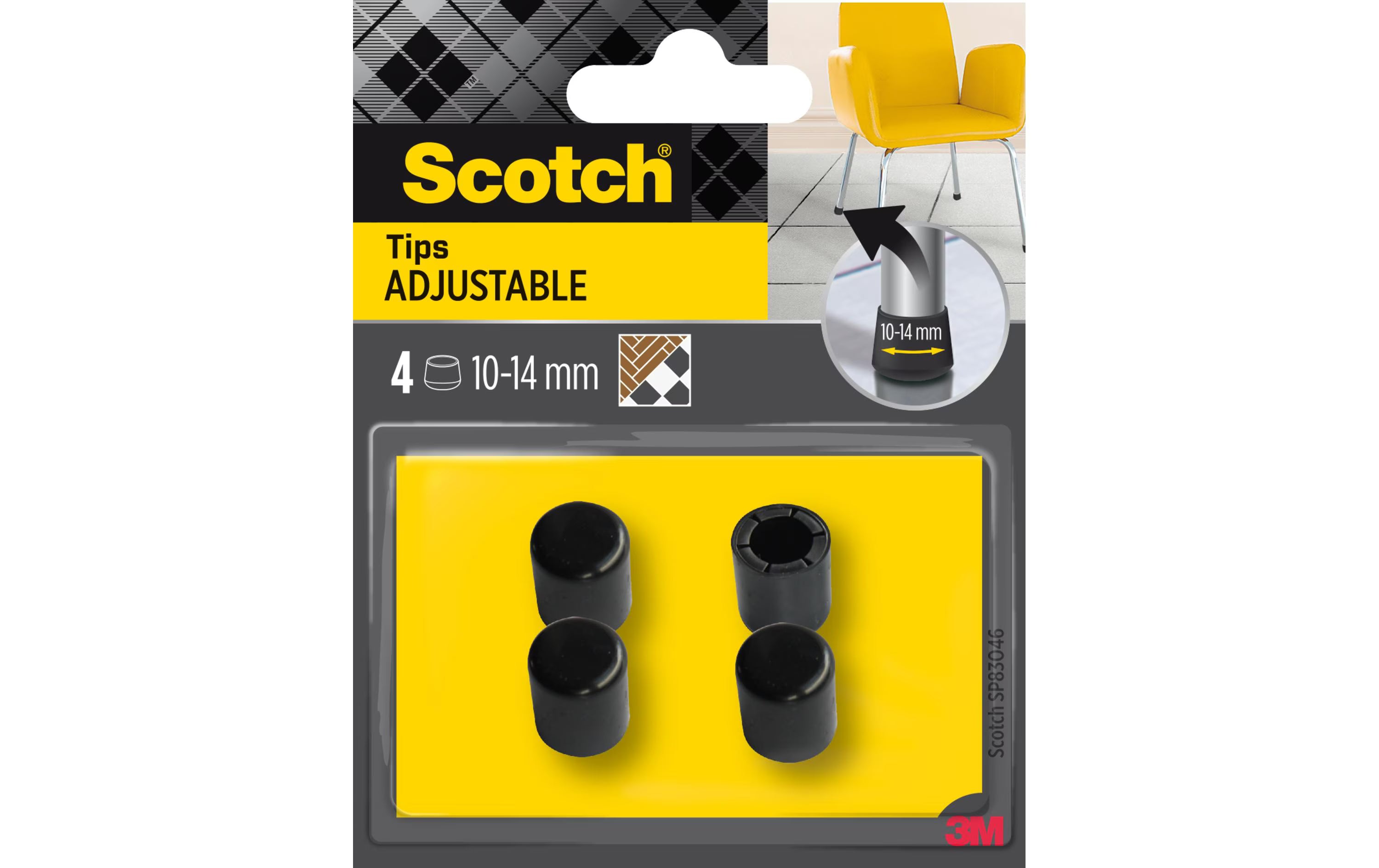 3M Stuhlbeingleiter Adjustable,