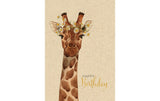 Natur Verlag Geburtstagskarte Giraffe