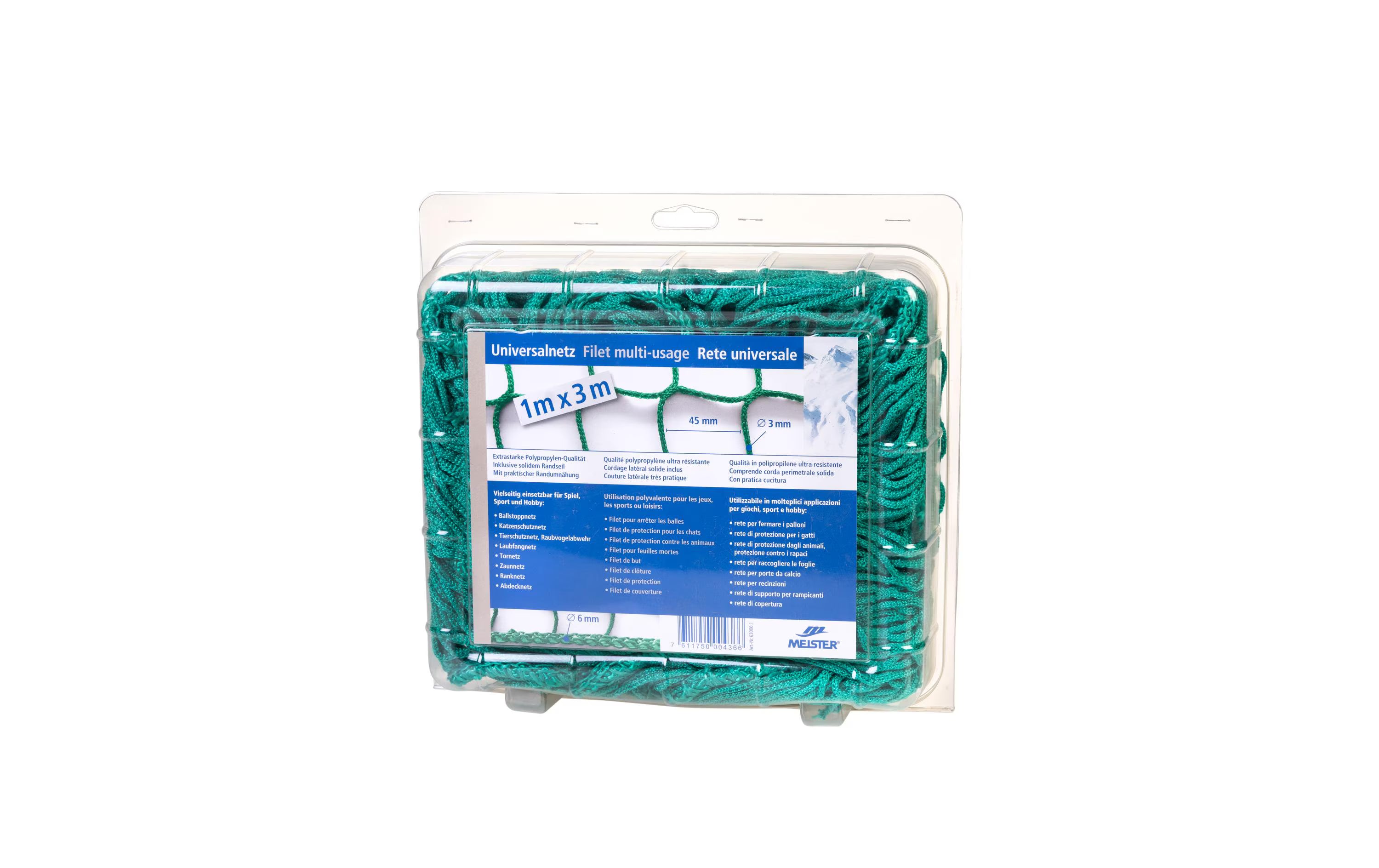 Universalnetz PP 3mm/1x3m grün