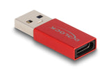 Delock USB3.2 Adapter A-Stecker zu C-Buchse