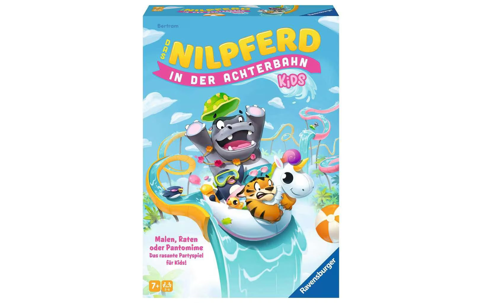 Spiel Das Nilpferd in der Achterbahn Kids