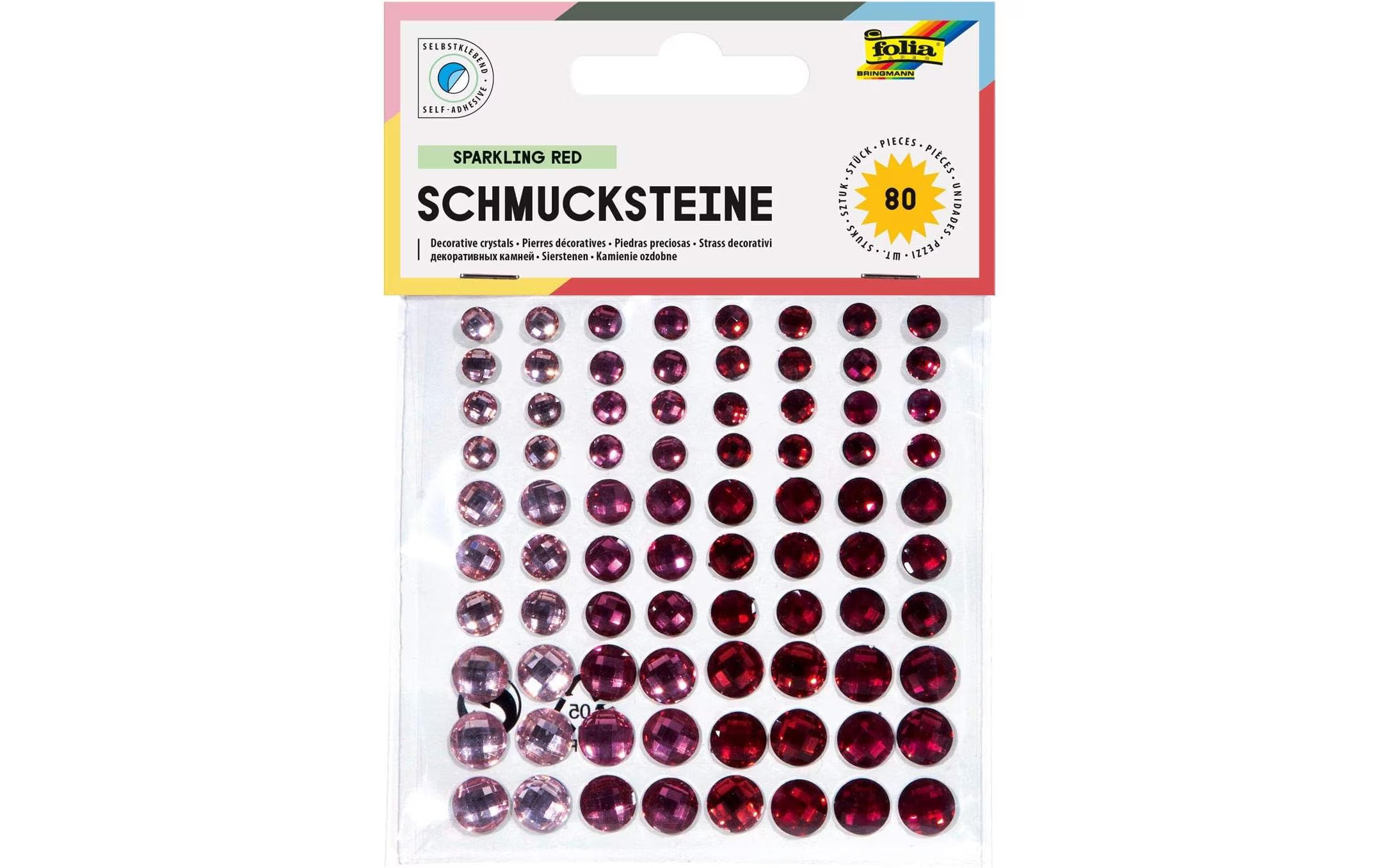 Folia Schmucksteine Sparkling Red