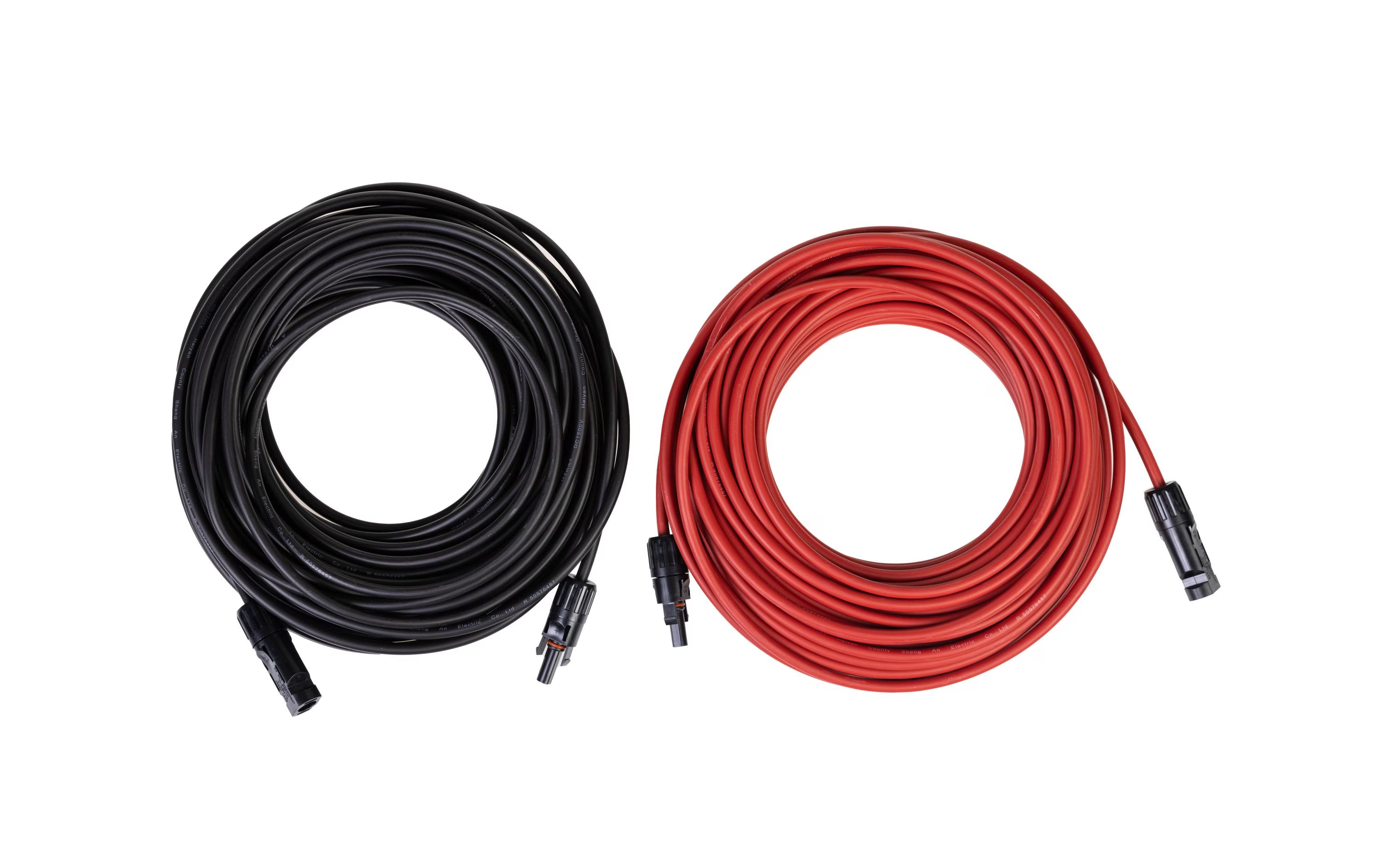 F.power Solarkabel 20m rt sw