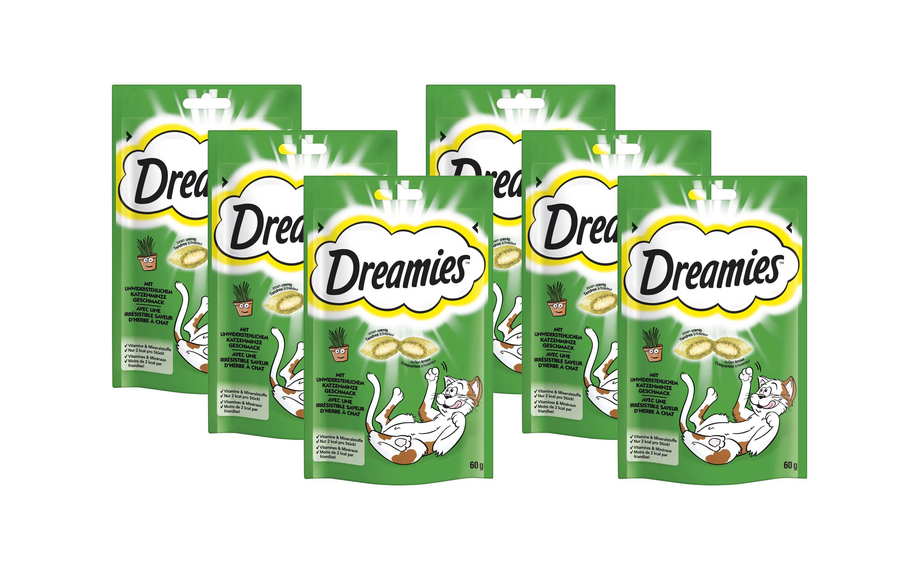 Dreamies Snack mit Katzenminze-Geschmack