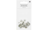 Rico Dochthalter aus Metall, 20 Stk