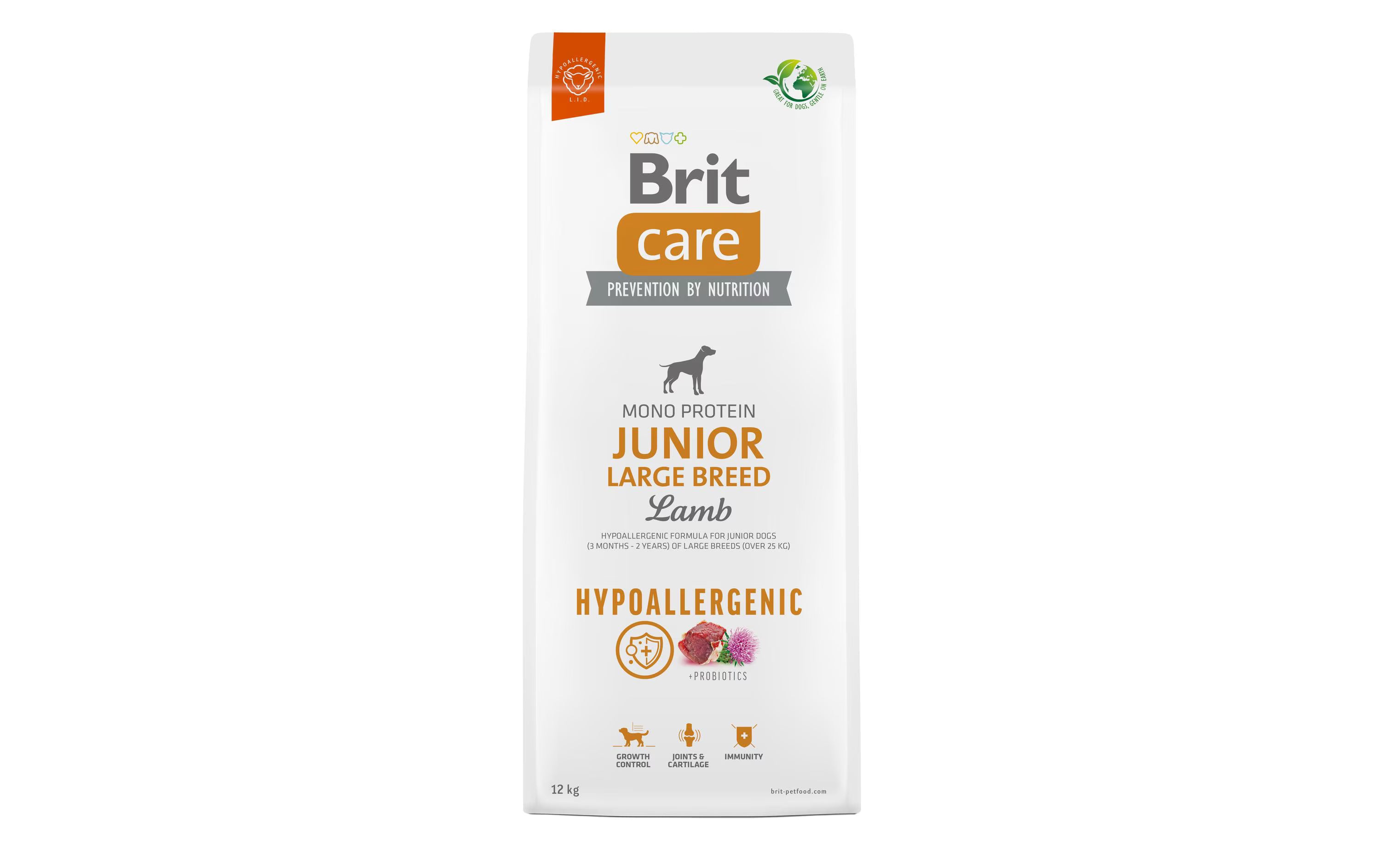 Brit Care Dog Junior LB Hypoallergenic Lamm