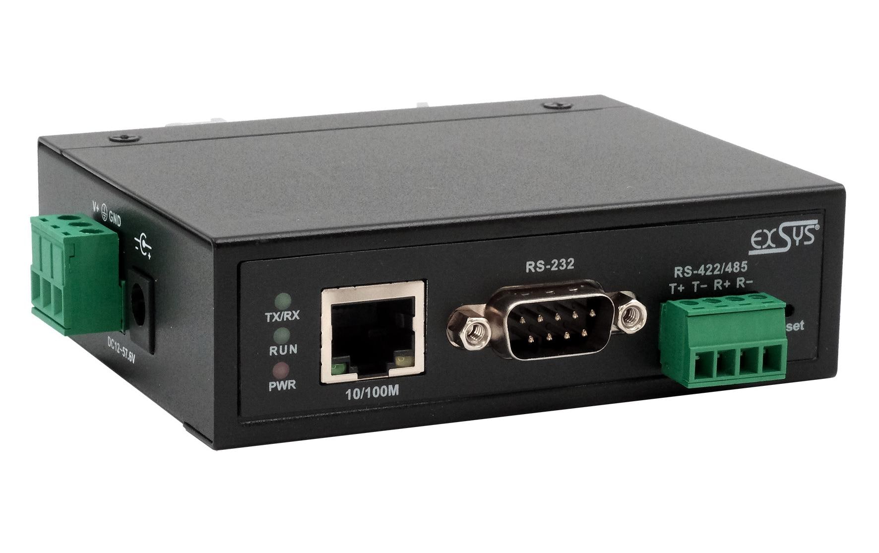 EXSYS EX-61001, Ethernet RS-232/422/485