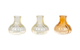 CHALET, Vasen-Set Stripes 3 Stück, 7 cm, Ge